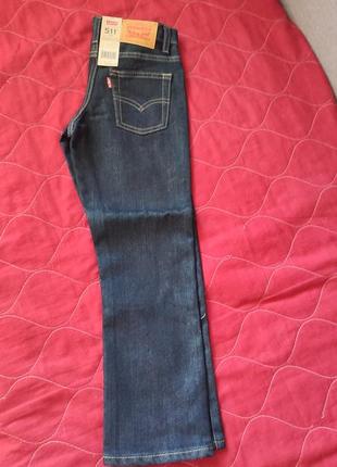 Детские классические прямые джинсы levi’s, сша, мальчику, на 6-7 лет, 116-1222 фото