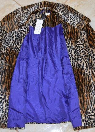 Брендовый леопардовый пиджак жакет блейзер с карманами divided турция этикетка5 фото