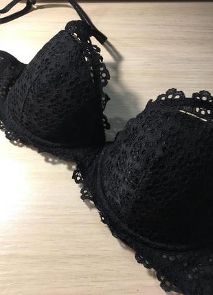 Бюстгальтер h&m padded underwired lace bra 32b 70b5 фото