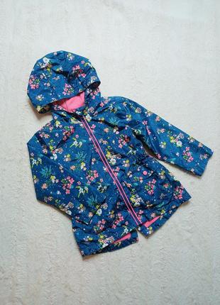 Распродажа! демисезонная ветровка на флисе на девочку на 2-3 года бренда st.bernard