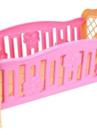Игрушечная кроватка для куклы 4517txk, 2 цвета розовая топ