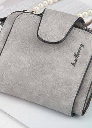 Портмоне кошелек baellerry forever mini n2346, небольшой женский кошелек в подарок. цвет: серый3 фото