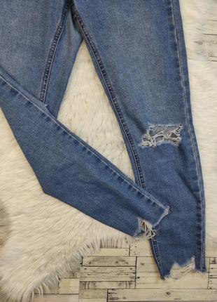 Женские джинсы new look голубые рваные skinny скинни размер м 463 фото