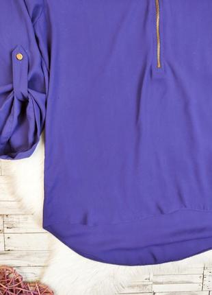 Женская блуза primark блузка фиолетовая рукав три четверти размер l 483 фото