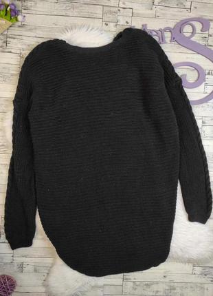 Женский свитер river island чёрный вязаный размер 46 м4 фото