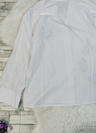 Женская белая рубашка styl рукав три четверти размер 44 s6 фото