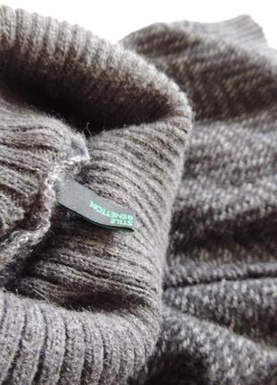 Теплый удлиненный свитер benetton р м3 фото