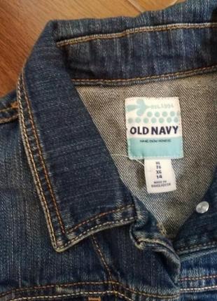 Джинсовая куртка.  old  navy.  р. xs4 фото