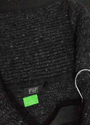 Акция 🔥 1+1=3 3=4 🔥 xl 52 кардиган зимний свитер серый zxc5 фото