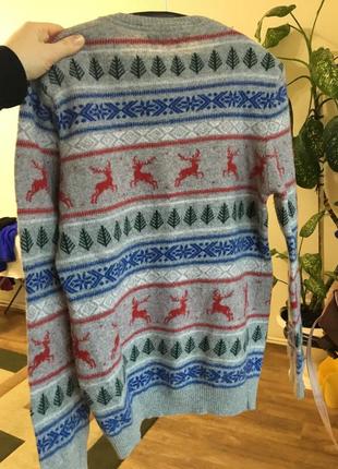 Пуловер we скандинавський візерунок з вовною6 фото