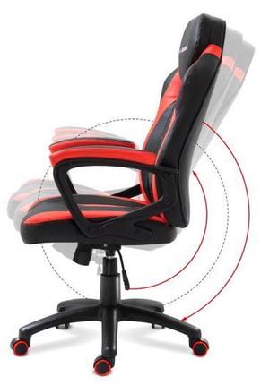 Комп'ютерне крісло для геймера huzaro force 2.5 black-red6 фото