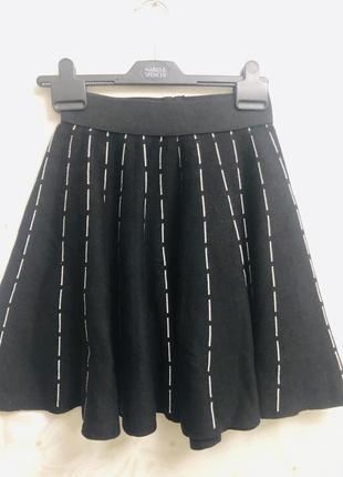 Шикарная теплая модная стильная юбка в стиое alaïa
