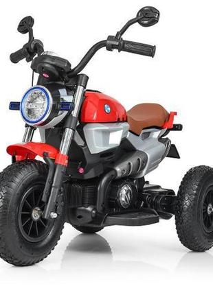 Дитячий електромотоцикл bmw automatic powerbike (червоний колір)