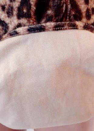 Леопардовая юбка трапеция разм с-м (10)6 фото