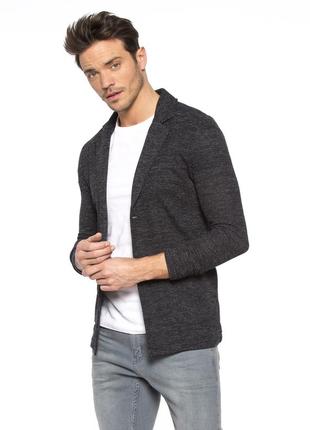 Мужской пиджак lc waikiki / лс вайкики меланжевый с 2-мя карманами