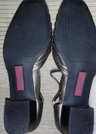 Кожаные босоножки, летние туфли medicus,размер 39 (25,5 см)5 фото