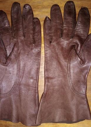 Демисезонные женские перчатки, без подкладки2 фото