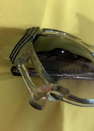 Стильні окуляри в оправі прозорою2 фото