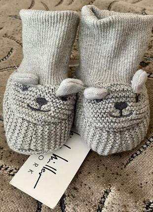 Детские детские носки носка носки нарядные, нарядные теплые пинетки тёплые вязаные вязаные1 фото