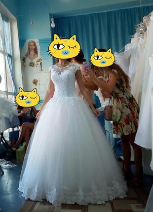 Платье свадебное 40-4410 фото