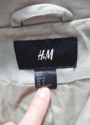 Куртка жіноча h&m в стилі мілітарі розмір м3 фото