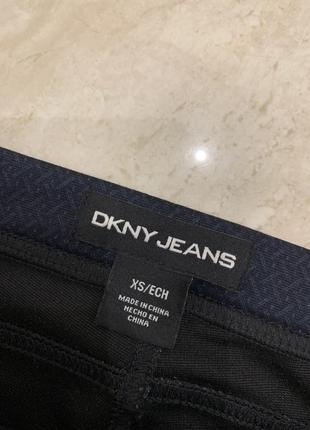 Брюки лосины леггинсы dkny jeans синие женские3 фото