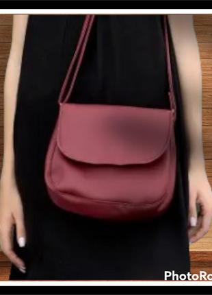 Сумка женская через плечо rose bzn бордо практичная женская сумка из искуственной кожи женская сумка кроссбоди1 фото