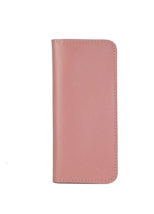 Красивый кошелек женский женское портмоне премиум класса кожаное портмоне розовое большой кошелек женский1 фото