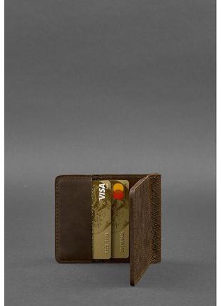 Мужское кожаное портмоне коричневое мужской зажим для денег практичный мужской кошелек из натуральной кожи4 фото