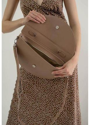 Стильна жіноча сумка люкс класу жіноча шкіряна міні-сумка сһгіѕ maxi бежева красива невелика сумочка6 фото