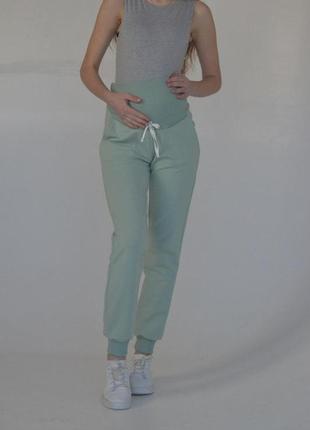 Штани демісезон для вагітних sara штани для вагітних колір бірюзовий