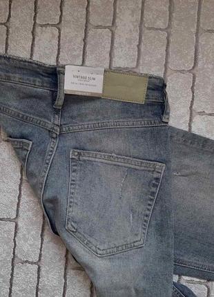 Джинси  h&m vintage slim high ankle jeans9 фото