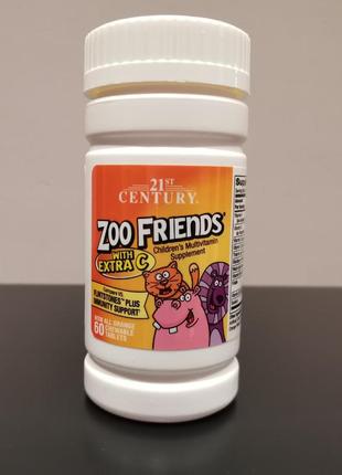 Дитячі мультивітаміни zoo friends — 60 жувальних таблеток