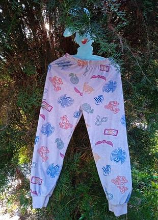 Штанці велюр принт