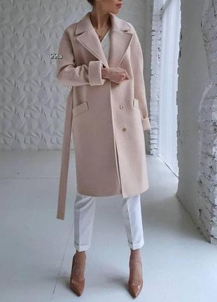🐚 4 цвета! классическое кашемировое пальто средней длины #aphroditeouterwear8 фото