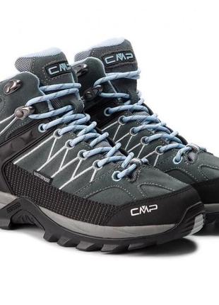 Женские ботинки cmp rigel mid trekking shoes серые5 фото