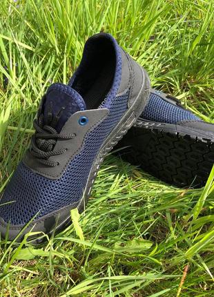 Кросівки чоловічі сітка 44 розмір. літні кросівки, модні універсальні кросівки. модель 46913. колір: синій8 фото