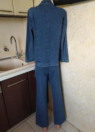 #розпродаж акція 1+1=3 #вінтажний стрейчевий джинсовий костюм#8 фото