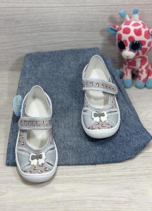 Тапочки текстильные девочкам сменная обувь3 фото