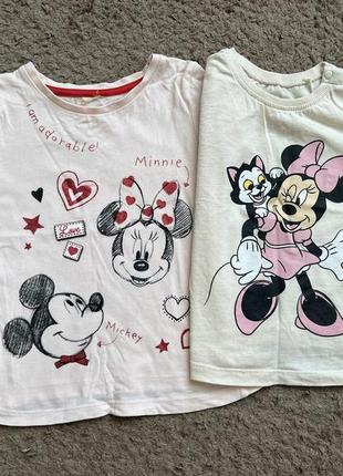 Футболки disney minnie mickey mouse