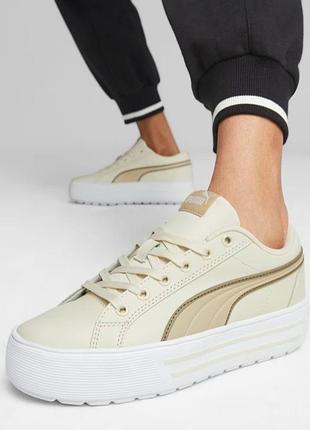 Стильні кросівки на платформі puma kaia нові оригінал8 фото