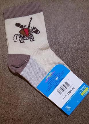 Шкарпетки для хлопчика "лицар", розмір 14 / 1-2 роки