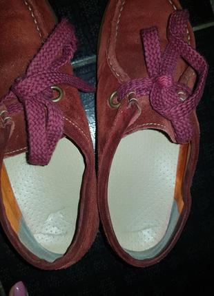 Замшевые ботинки туфли лоферы6 фото