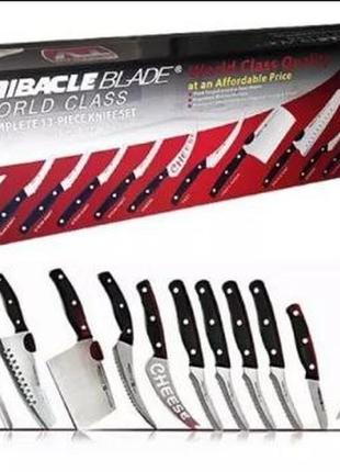 Набор профессиональных кухонных ножей miracle blade9 фото