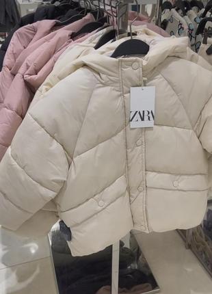 Легкая теплая куртка на флисе zara