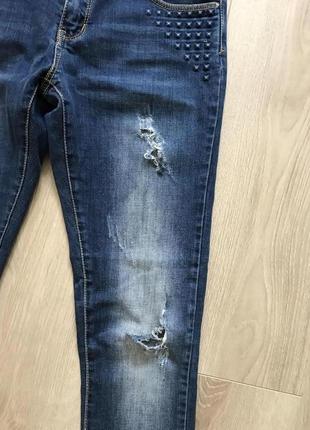 Рваные джинсы зара zara 13-14 лет3 фото