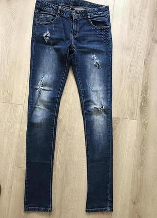 Рваные джинсы зара zara 13-14 лет