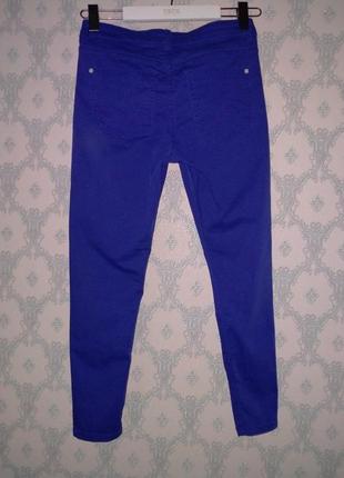 Жіночі сині брюки штани джинси marks&spencer3 фото
