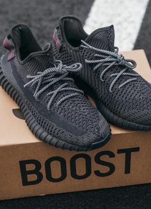 Кроссовки adidas yeezy boost 350 "black" кросівки красовки5 фото