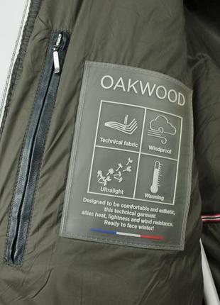 Утепленная кожаная куртка oakwood quilted thinsulate leather jacket6 фото